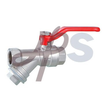 forged brass ball valve with strainer